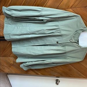Army green, swing utility jacket